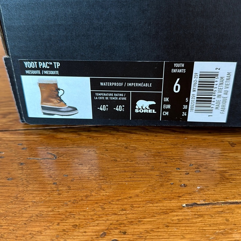 Kids SOREL boot